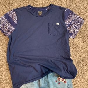 Blue Polo top